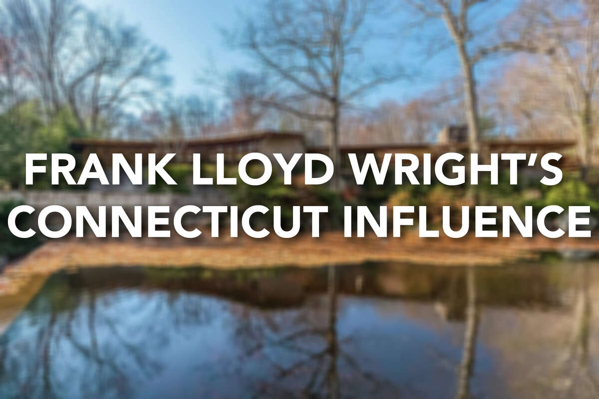 Continue ahead for a look at Frank Lloyd Wright's homes and influences in Connecticut.