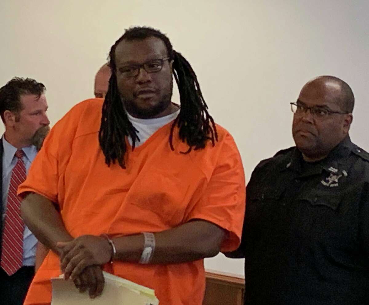Dushawn Howard, the Schenectady man who tried to kill his girlfriend and her two children, cried in Schenectady County court as he waited for a judge to send him to prison on Monday.