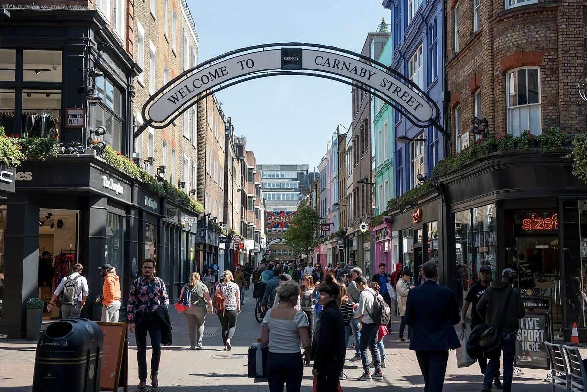 LONDON, ENGLAND- MAY 13: A general view of Carnaby Street on May 13, 2019 in London, England. ~~