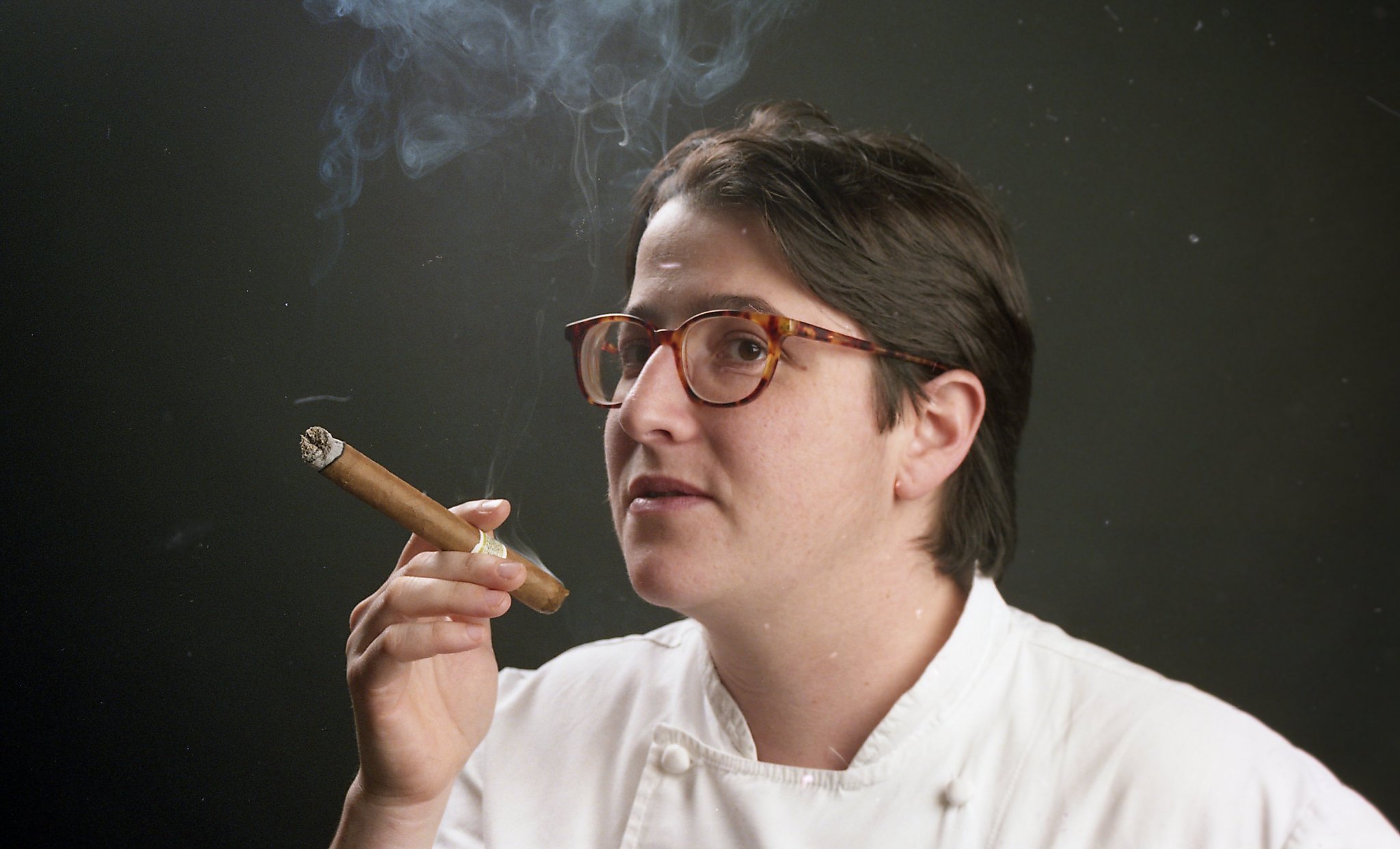 chef cigarette Smoking Chefs Man Cook Smoking - Free