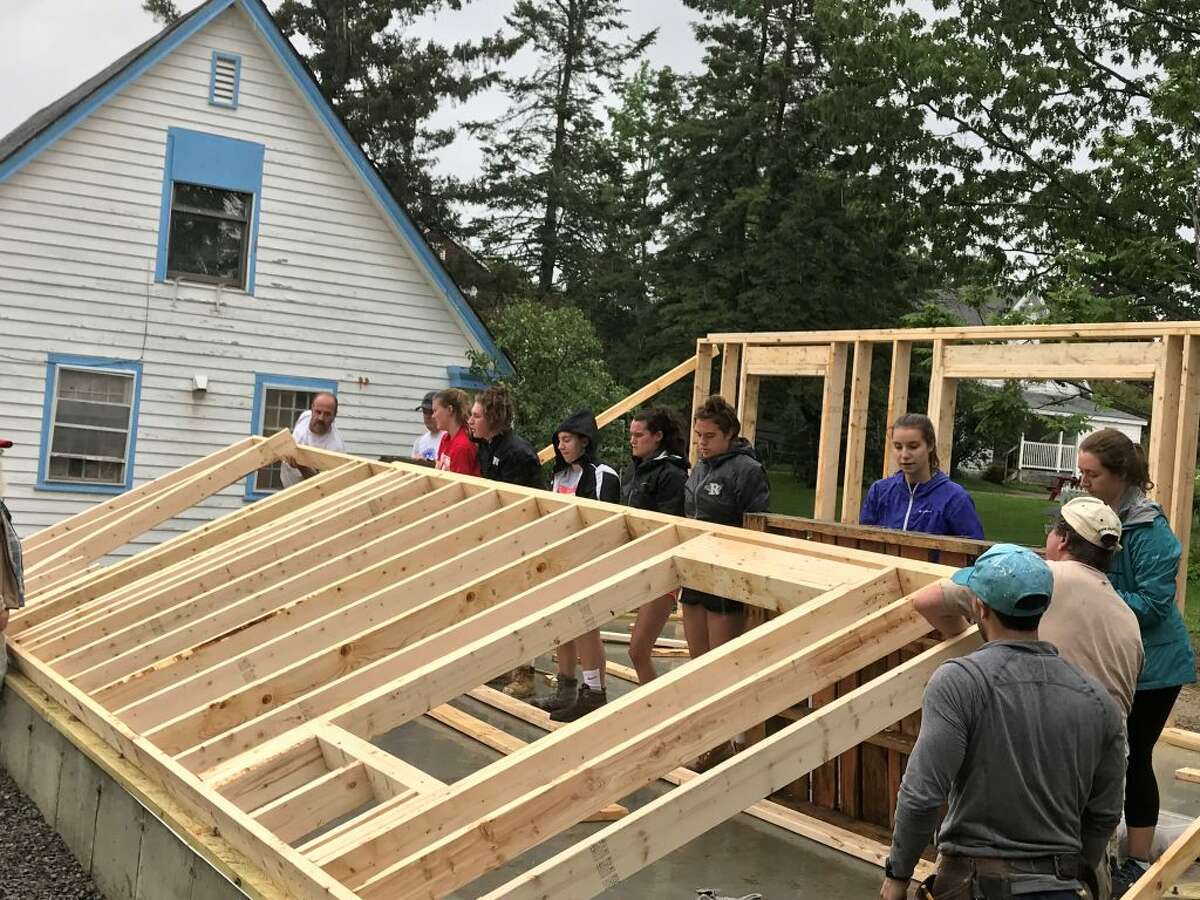 Pictured left to right: Bob Roth, Adam Wiles, Mackenzie Robson, Hailey Robson, Jenna Walls, Lily Faillaci, Sydney Roth, Katie Ketner, Casey Marsh, John Robson, and Paul Almira.
