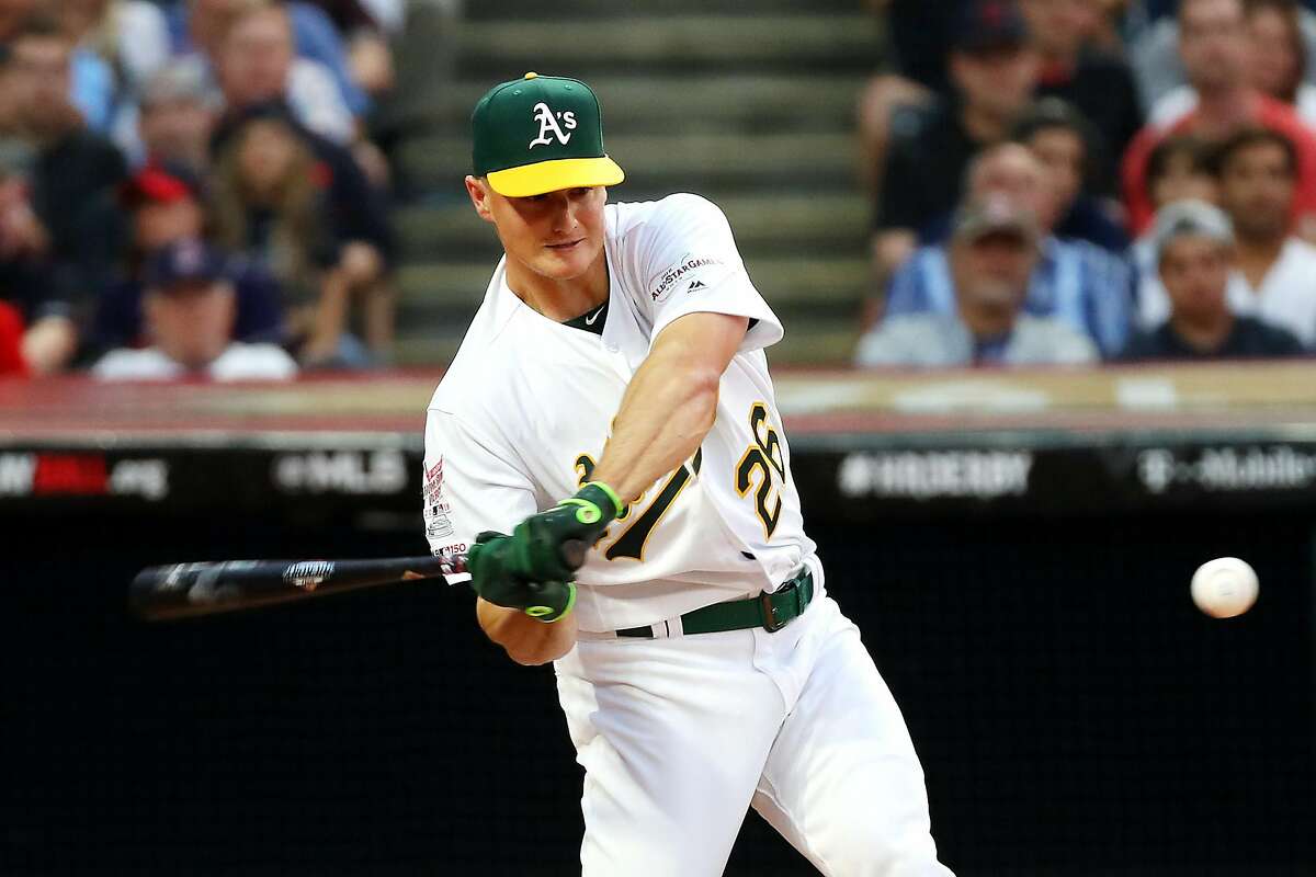 Uphill climb as A’s Matt Chapman is out early in Home Run Derby