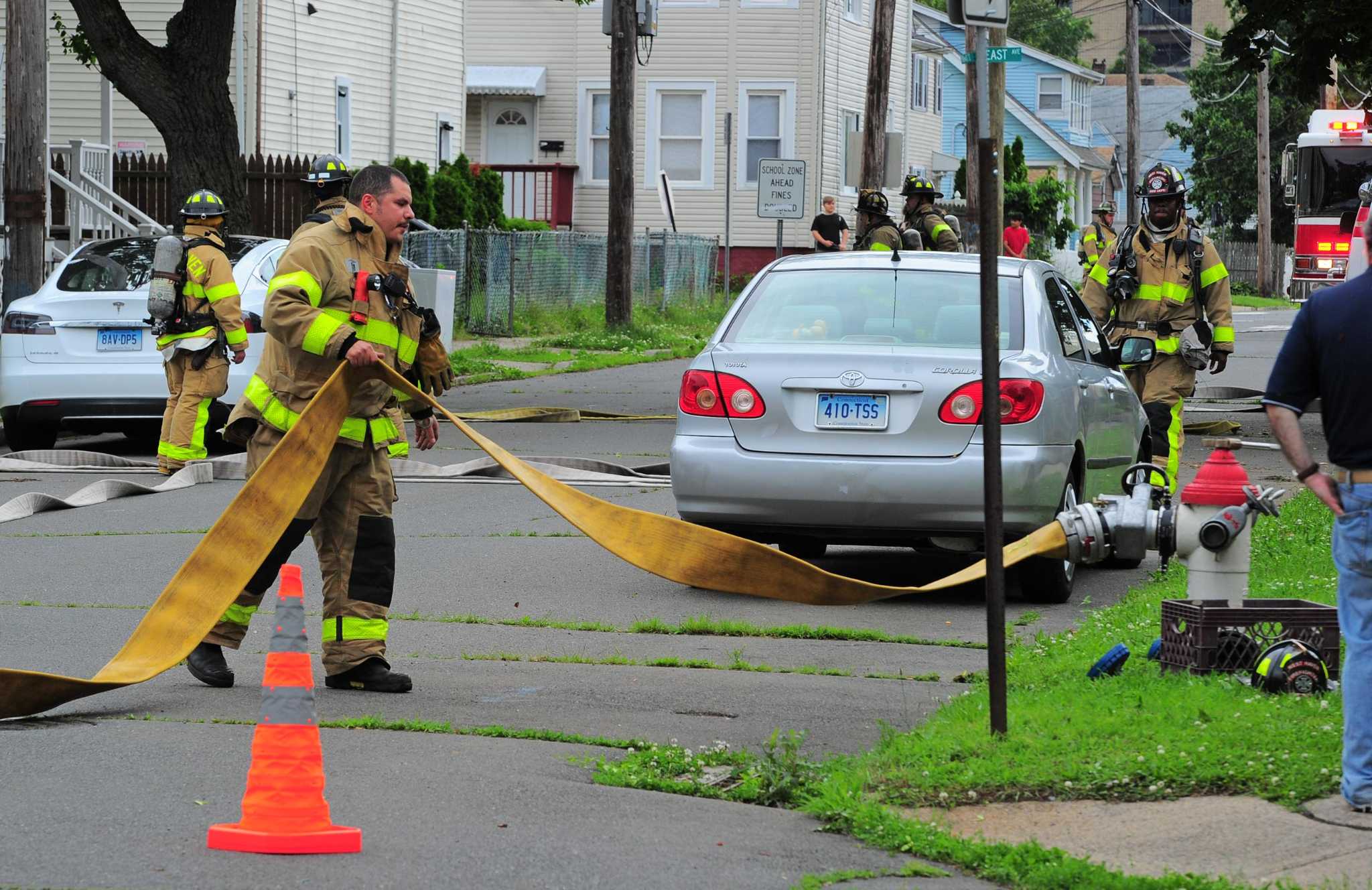 New Haven firefighters smother vacant warehouse blaze