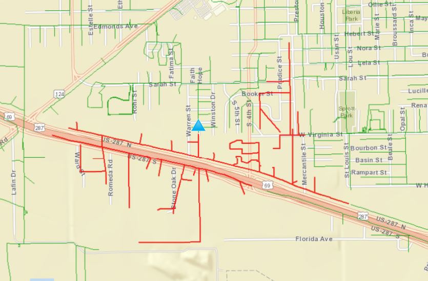 300 Plus Without Power In Beaumont Houston Chronicle