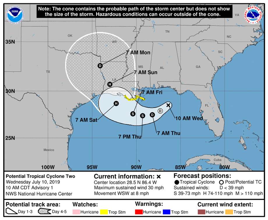 Louisiana Weather Forecast Hurricane