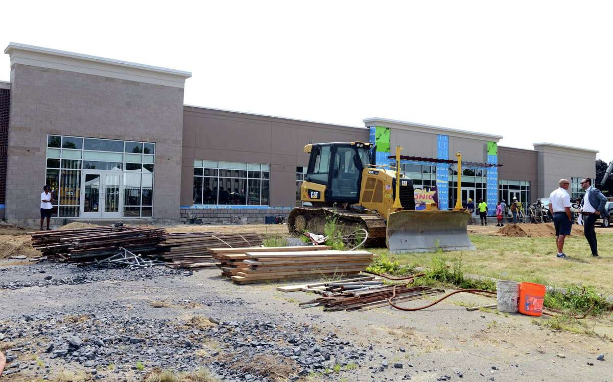 Construction site for the new Mount Hope Commons on Wednesday, July 10, 2019 in Albany, N.Y. All tenants are expected to open by late summer 2020, with Sonic opening this August. (Catherine Rafferty/Times Union)