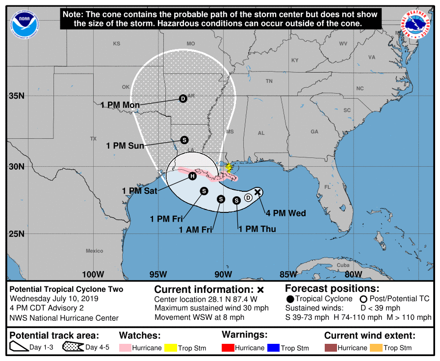 Hurricane Hunters flying into Gulf storm, likely to form into hurricane ...