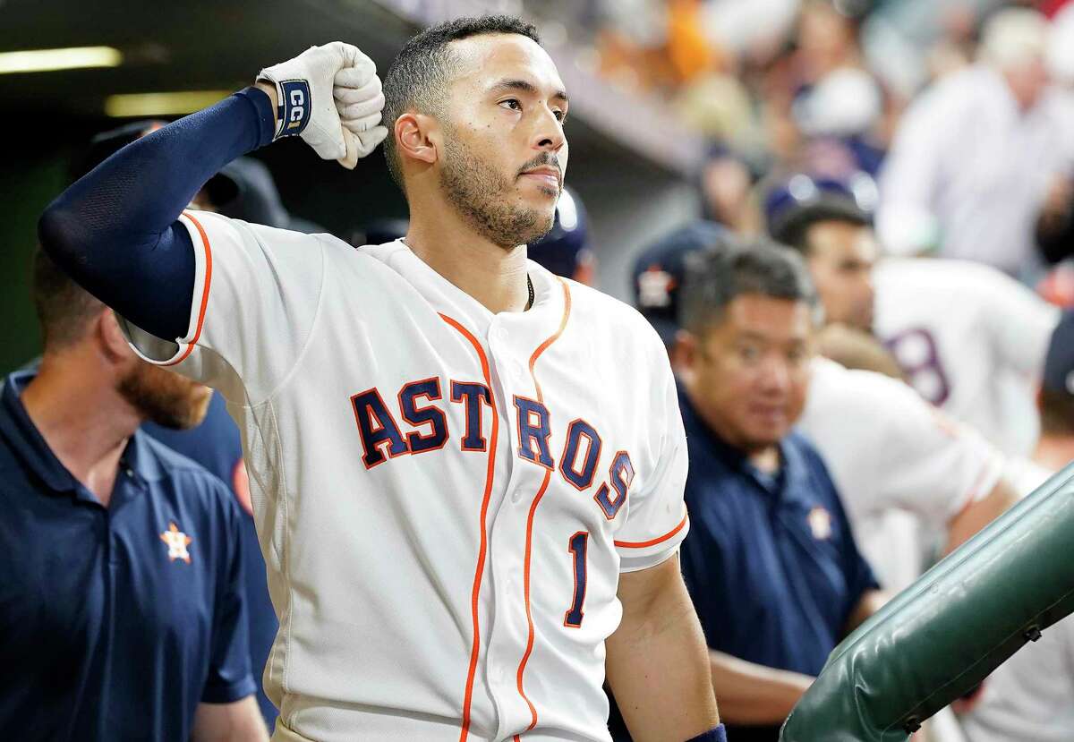 Astros News: Carlos Correa Out with Rib Injury; Jose Altuve Leaves