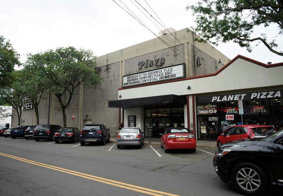 Criterion Cinemas at Greenwich Plaza and Planet Pizza border the Greenwich Train Station in Greenwich, Conn. Thursday, July 11, 2019. The town is working with The Ashforth Company and Beyer Blinder Belle architects to completely redevelop the central train station.