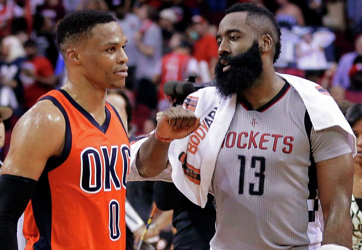 PHOTOS: Things to know about new Rockets guard Russell Westbrook  On Thursday evening, reports revealed that the Rockets had traded a package of draft picks and point guard Chris Paul to the Oklahoma City Thunder in exchange for All-Star guard Russell Westbrook. >>> Here's everything you need to know about the former NBA MVP ... 