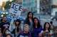 People rally in Little Tokyo to oppose a Trump administration plan to use Fort Sill Army base in Oklahoma as a detention center for immigrant children and other Customs Enforcement detainees outside the Japanese American National Museum, in Los Angeles, California on June 9, 2019. - Fort Sill was one of the sites used for the imprisonment of more than 100,000 people of Japanese decent living mostly on the West Coast during World War II. Fort Sill was also used to hold Native American prisoners of war, including Apache warrior Geronimo who died in custody there. 