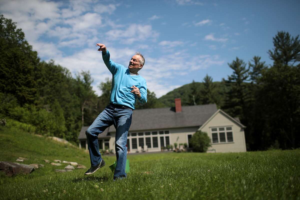 FILE – Jim Bouton, the iconoclastic former New York Yankees pitcher and author of the baseball memoir “Ball Four,” at home in Alford, Mass., June 23, 2017. Bouton's raunchy, shrewd, irreverent — and best-selling — player’s diary helped pierce baseball’s wholesome image. He died on July 10, 2019, at age 80. (Nathaniel Brooks/The New York Times)