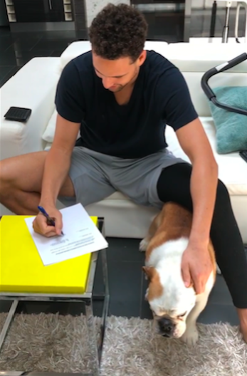 Health Lottery Odds >> Klay Thompson signs new Warriors contract with Rocco at his side - SFGate Health Lottery Odds >> Klay Thompson signs new Warriors contract with Rocco at his side - SFGate