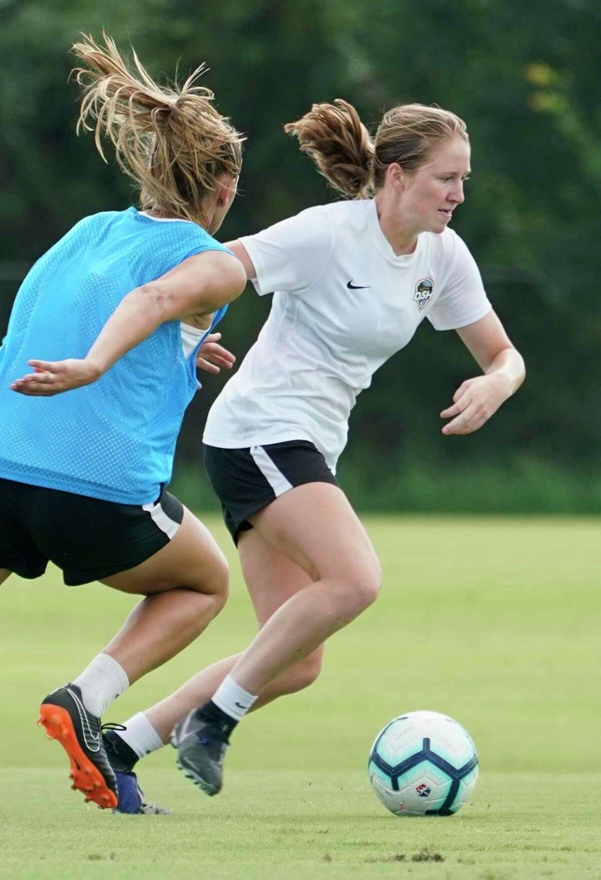 Dash academy’s Kate Colvin, 17, practiced with the squad while some members were competing in the Women’s World Cup.