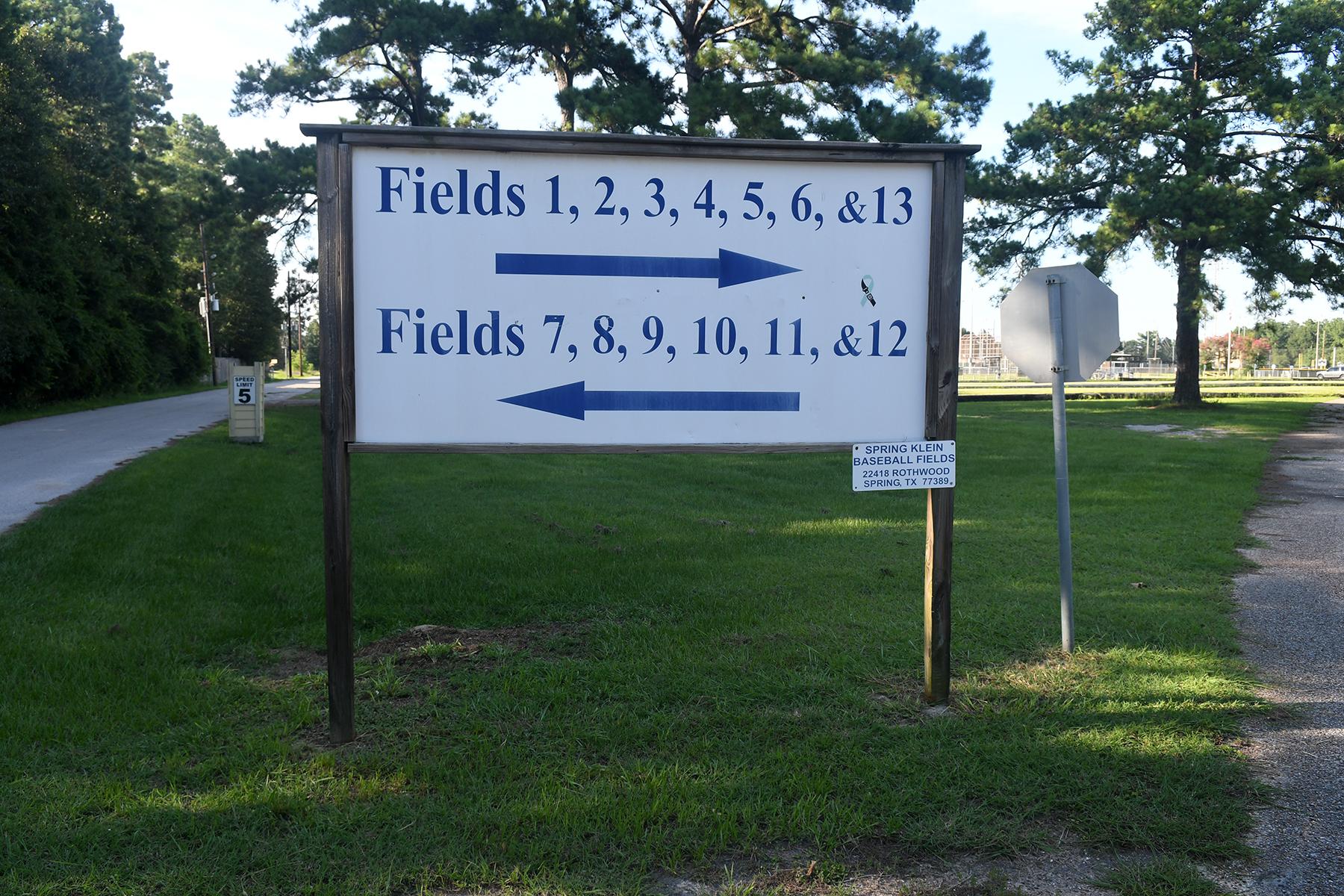 Rothwood Baseball Field Map Spring Klein Sports Association Determined To Provide Players Best Playing  Experience