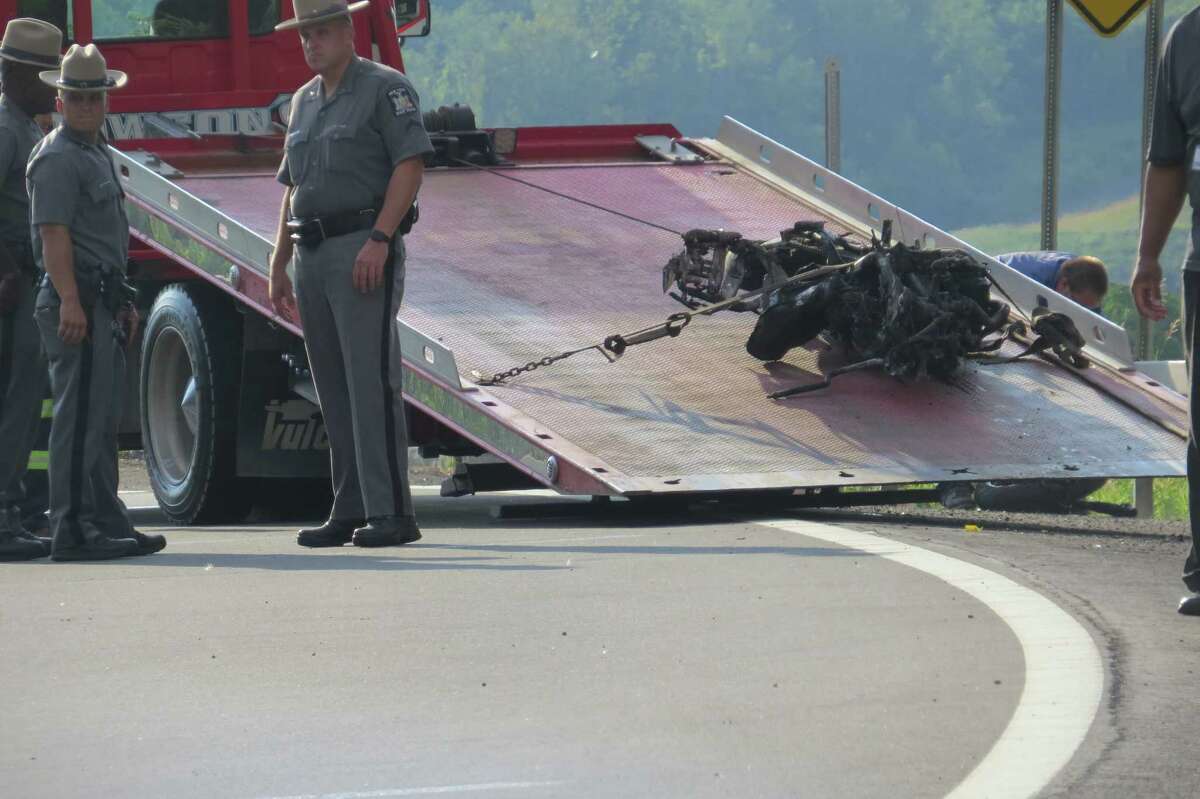 Crash on Route 7 ramp kills Troy motorcyclist
