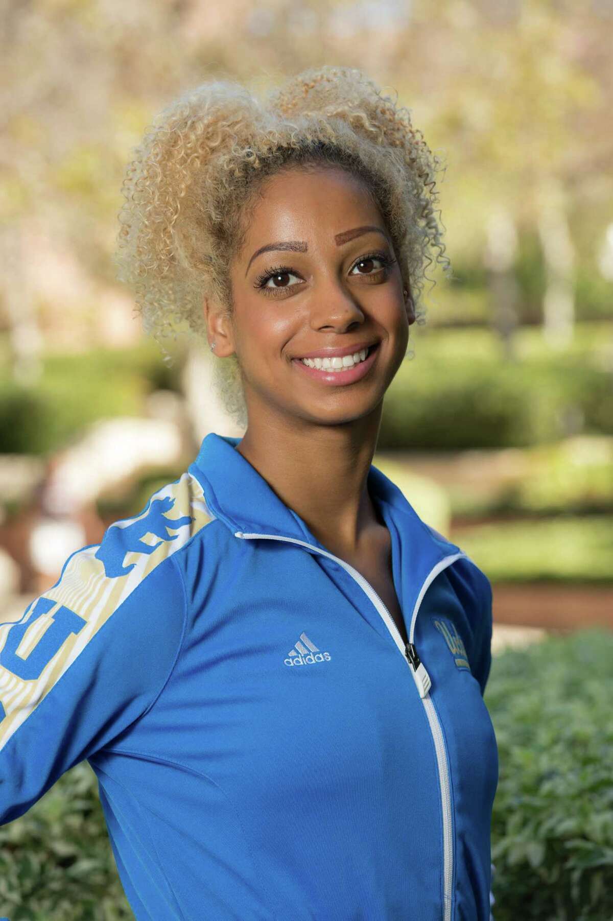 Former UCLA gymnast Danusia Francis, who will compete in the Aurora Games on Wednesday, Aug. 21, at Times Union Center. (UCLA athletics)