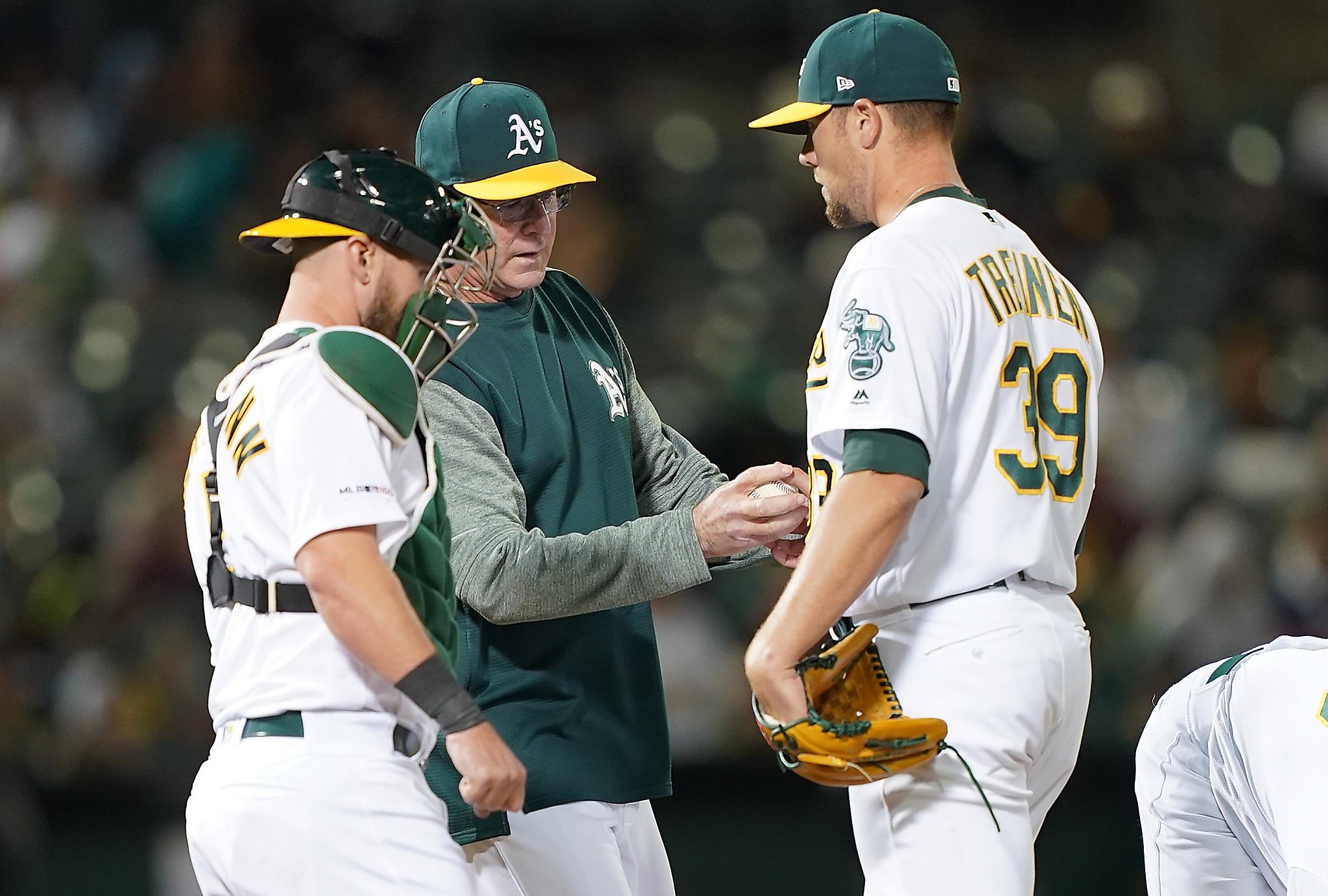 A's reliever Blake Treinen 'beyond frustrated' after rocky outing