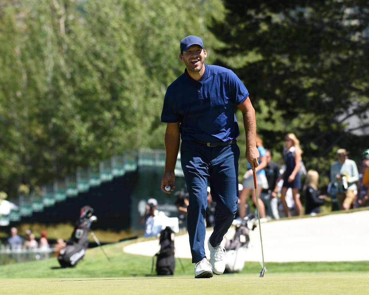 Tony Romo rallies to win celebrity golf tournament