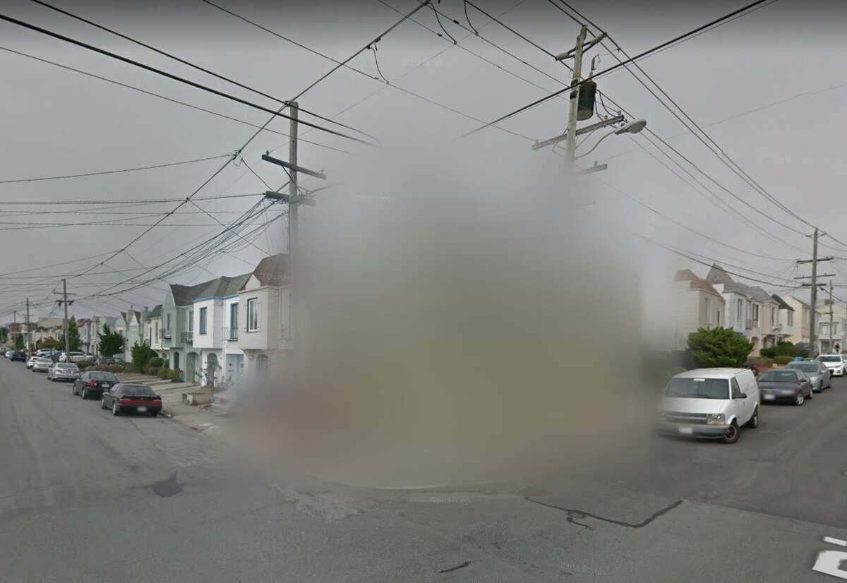 A San Francisco property at 2186 35th Ave. is blurred in Google Street View. Why?
