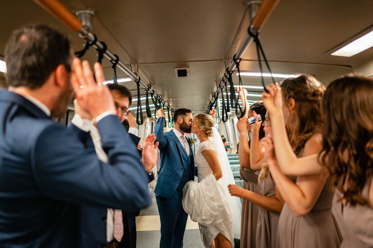 San Francisco Couple Takes BART To Wedding In Oakland