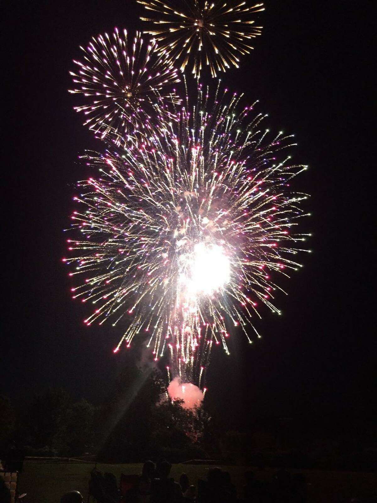 Fireworks at Ridgefield High School on Thursday, July 4, 2019.