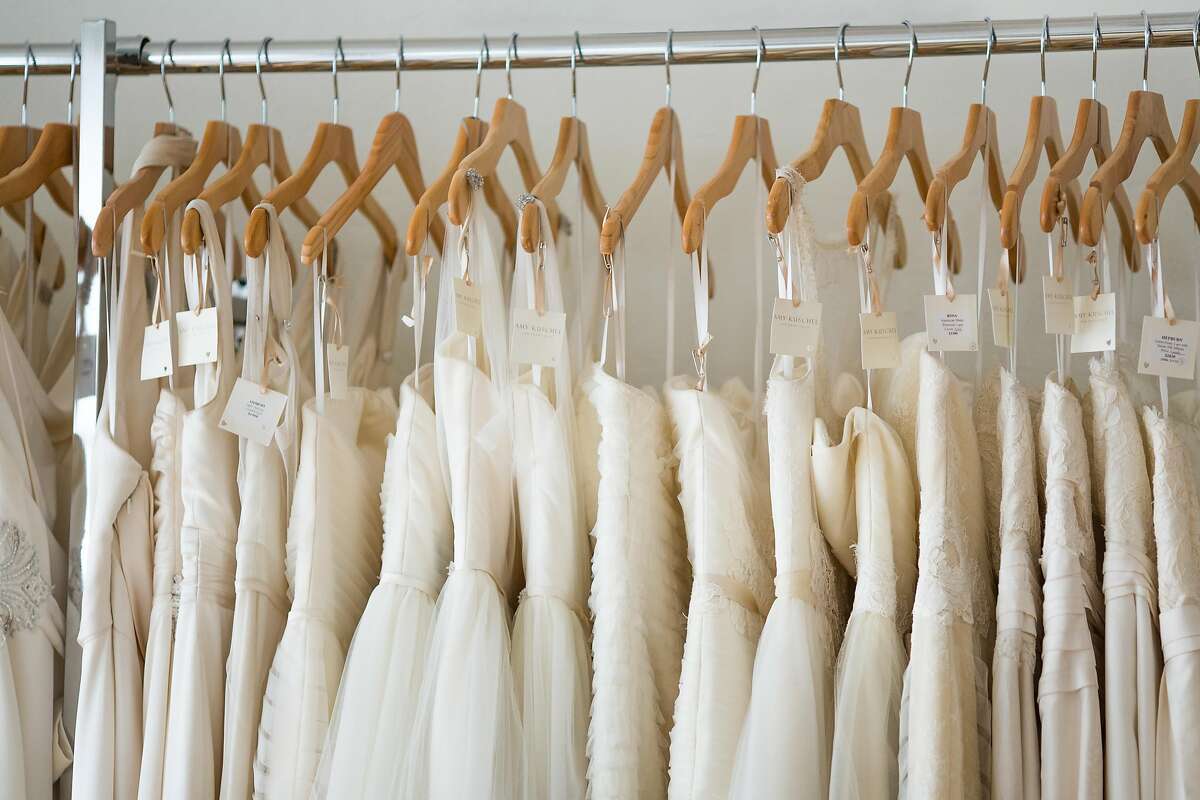 Amy Kuschel's bridal salon and shop in Union Square. Alison Rinderknecht of founder of Alison Event Planning & Design considers Kuschel's collection "simple, beautiful, and affordable."