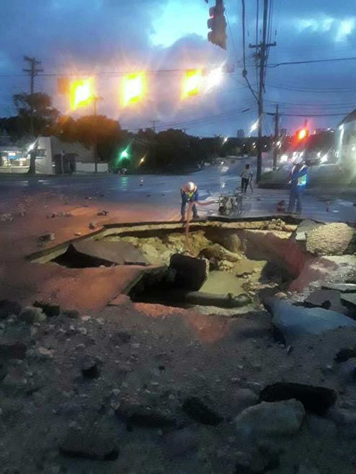 Local emergency crews are currently working to fix a water main break that broke on the city's Northwest Side early Tuesday morning, according to officials at the site.