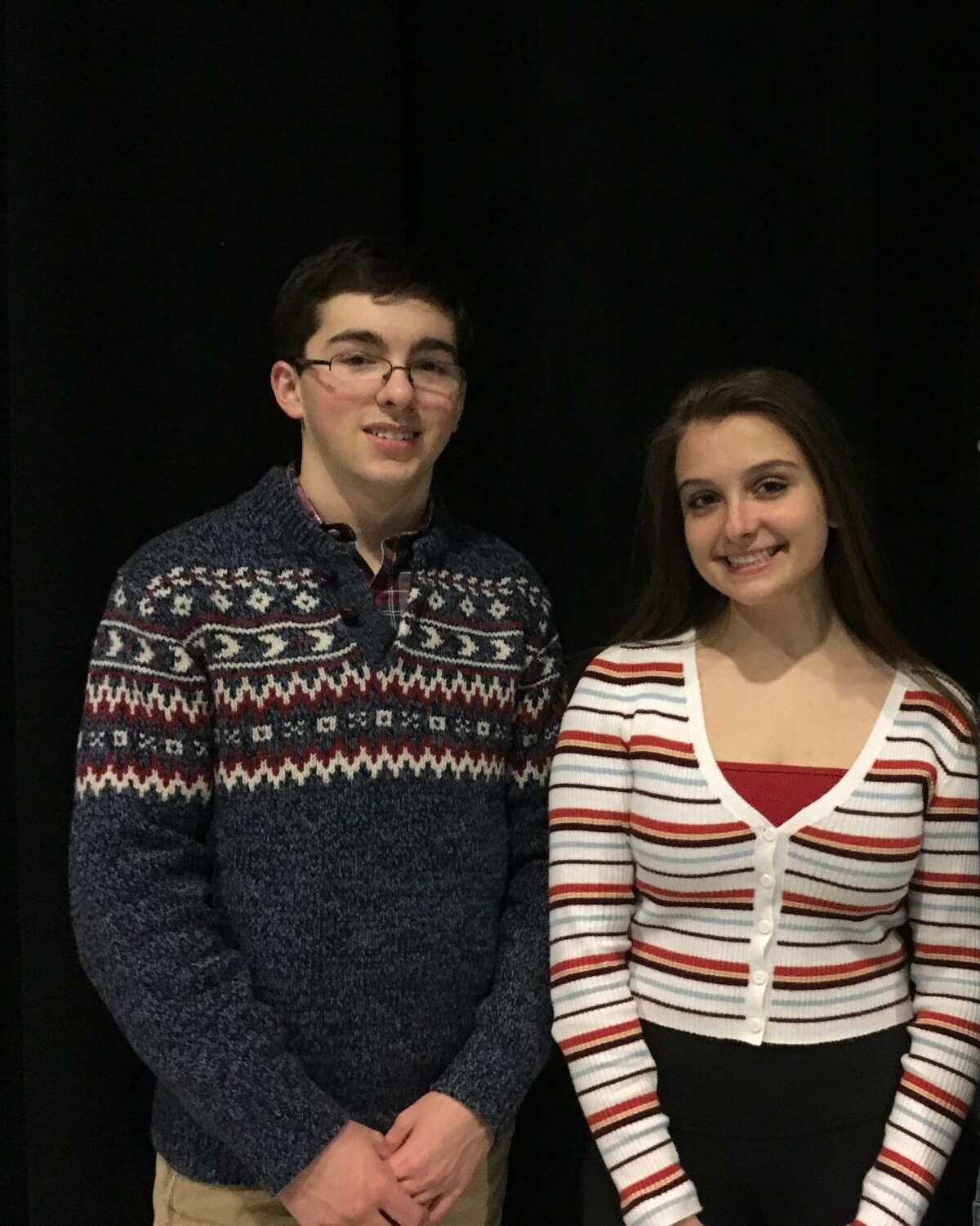 Seniors Evan Smolin and Emily Parker have been cast in the roles of Gomez and Morticia Addams in The Addams Family, playing at Ridgefield High School March 15-23.