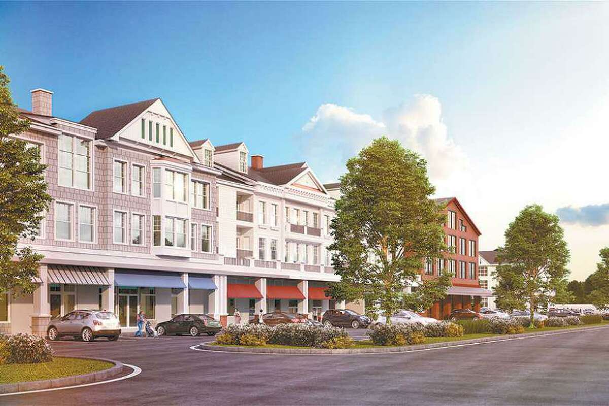 A rendering of Wilton Heights, proposed for Route 7 at the intersection of Route 33.