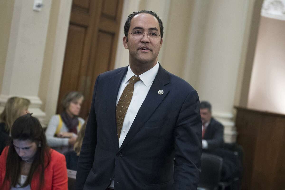 Rep. Will Hurd (R-Texas) attends a House Intelligence Committee hearing in Washington, D.C., on March 20, 2017. (Tom Williams/Congressional Quarterly/Newscom/Zuma Press/TNS)