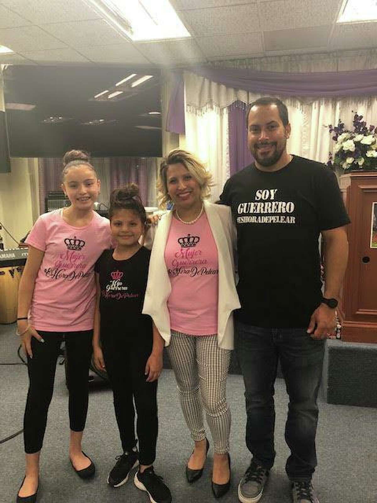 Nildaliz Ramos, third from left, with her daughters, Lizamarie Morales and Nohely Jimenez, and husband, Matthew, are going on a cruise thanks to Treasured Time