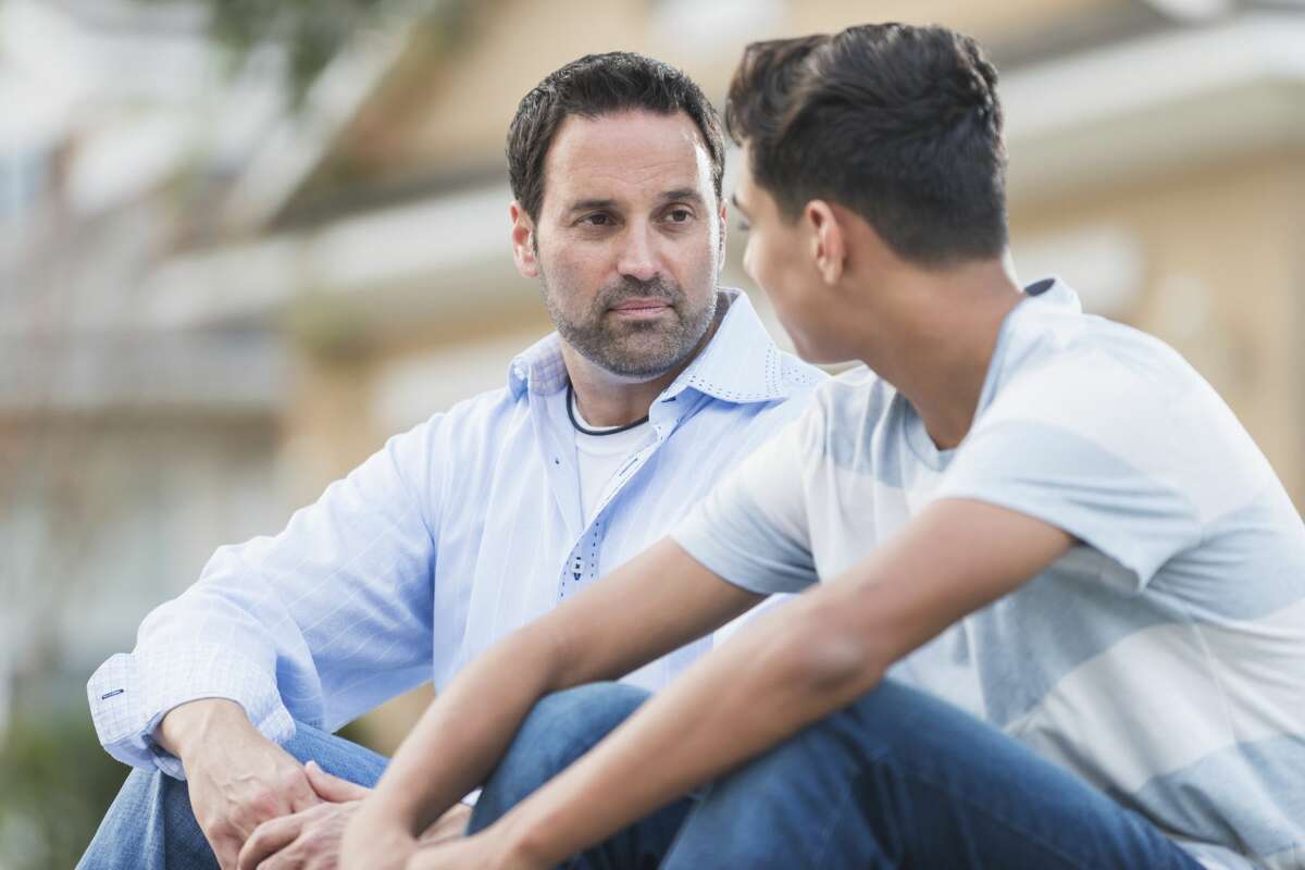 Parents are not sure how to handle "the talk" with their son.