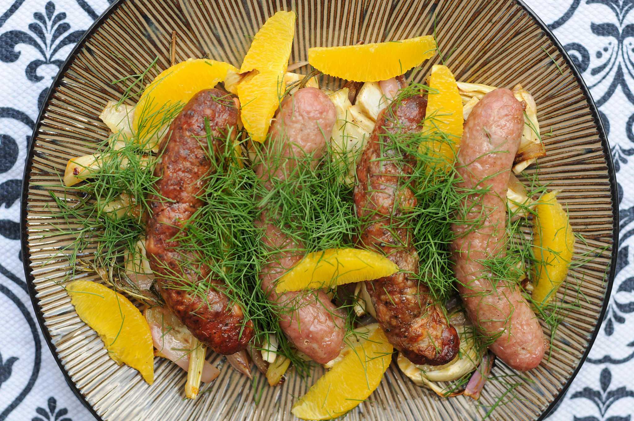 Recipe Roast Sausage and Fennel with Orange