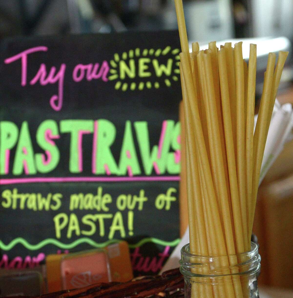 Plastic-free straws, like those pictured here, can be an issue for those with disabilities, officials said. Norwalk’s plans to ban single-use plastic straws are getting reviewed.