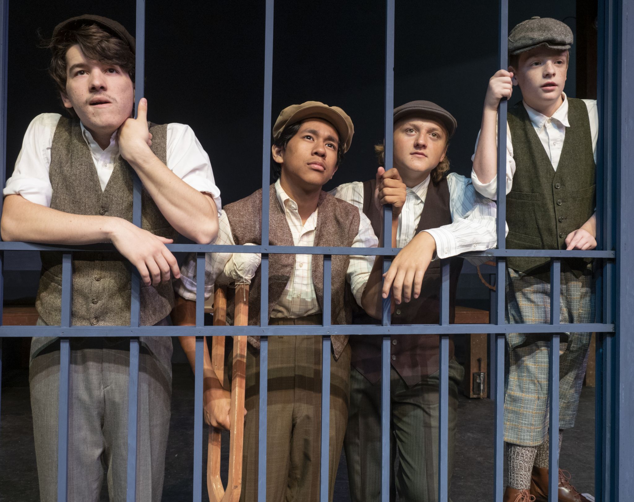 Able Young Cast Brings Energy To Pickwicks Newsies