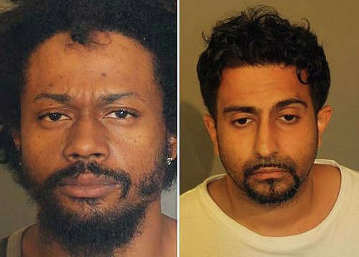 Two men were arrested after police found powdered cocaine, crack cocaine, fentenyl, a substantial quantity of LSD, several hundred dollars and a loaded 9mm pistol in a Padanaram Road apartment on Thursday, July 18, 2019. Amarpreet Sidhu, 34, left, of Bethel, and Patrick Rodrigues, 34, of Danbury, were arrested by members of the Special Investigations Division in connection with drug trafficking in Danbury.