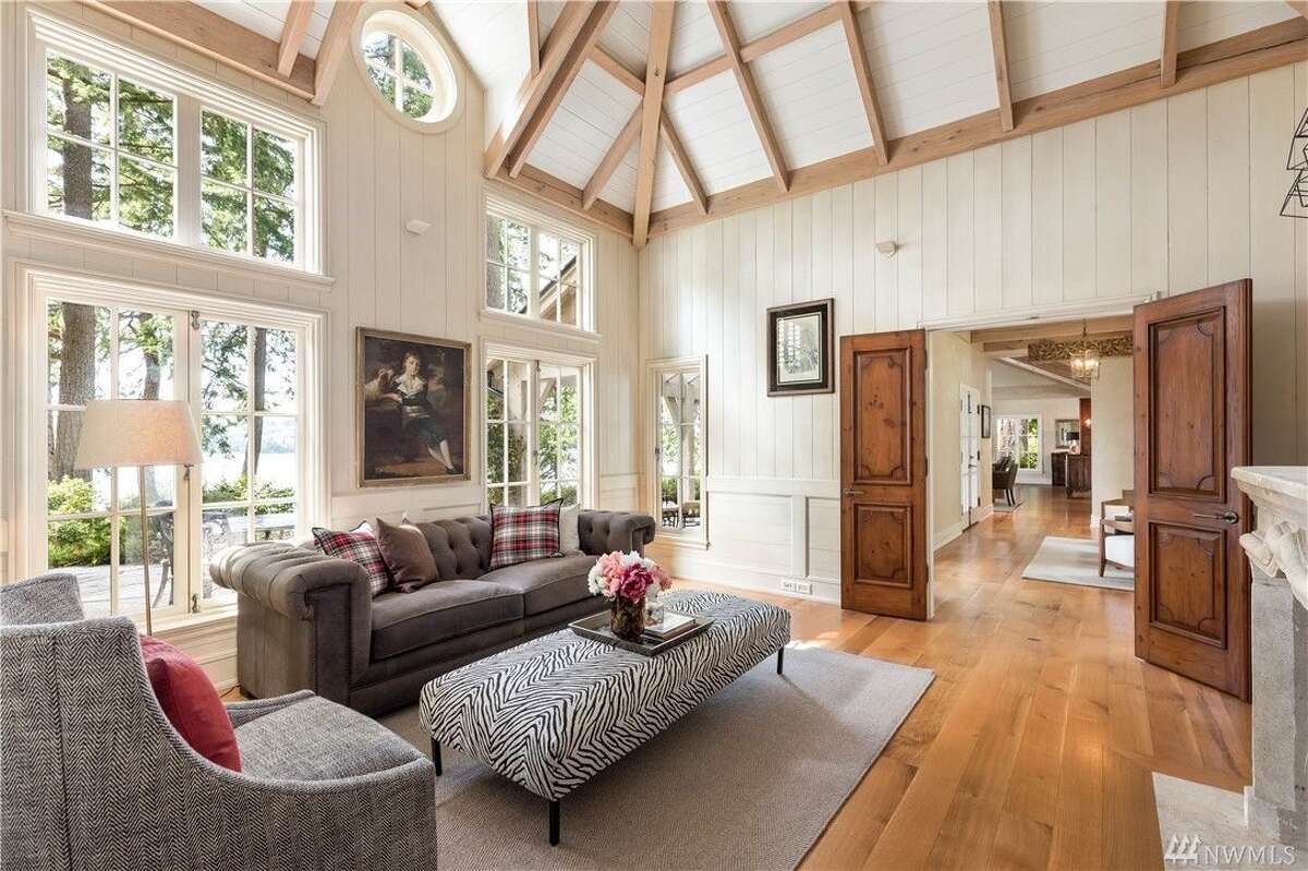 Enjoy a stunning, secluded 38 acres with this Freeland estate