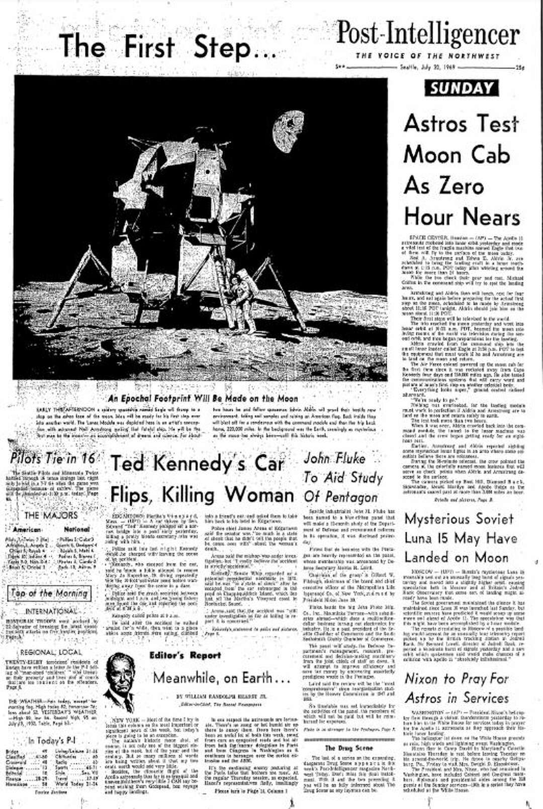 A New Dawn How Seattle Post Intelligencer Covered The Apollo 11 Moon