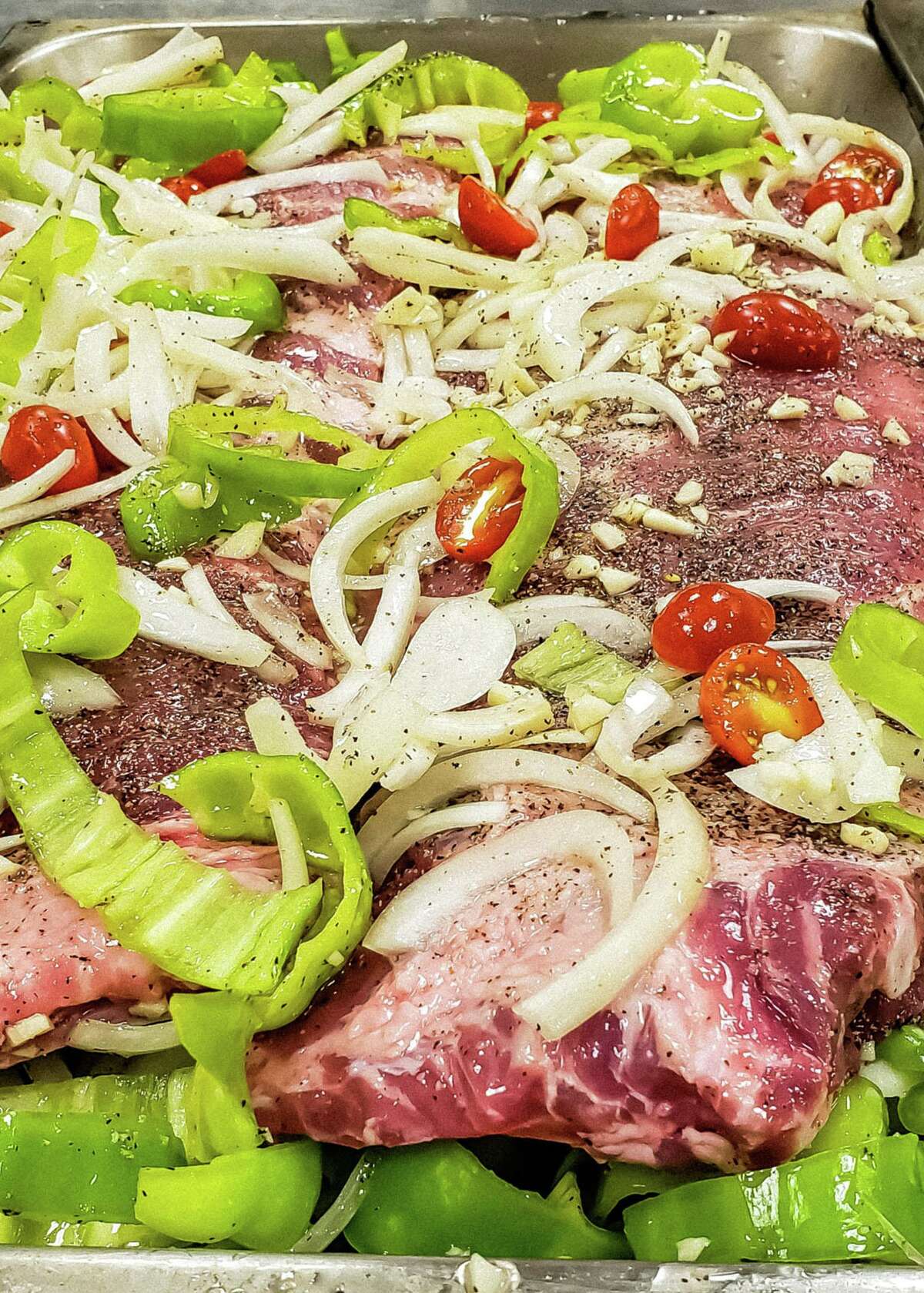 Pork ribs are prepared in the Hungarian Bistro's own way in Fairfield.