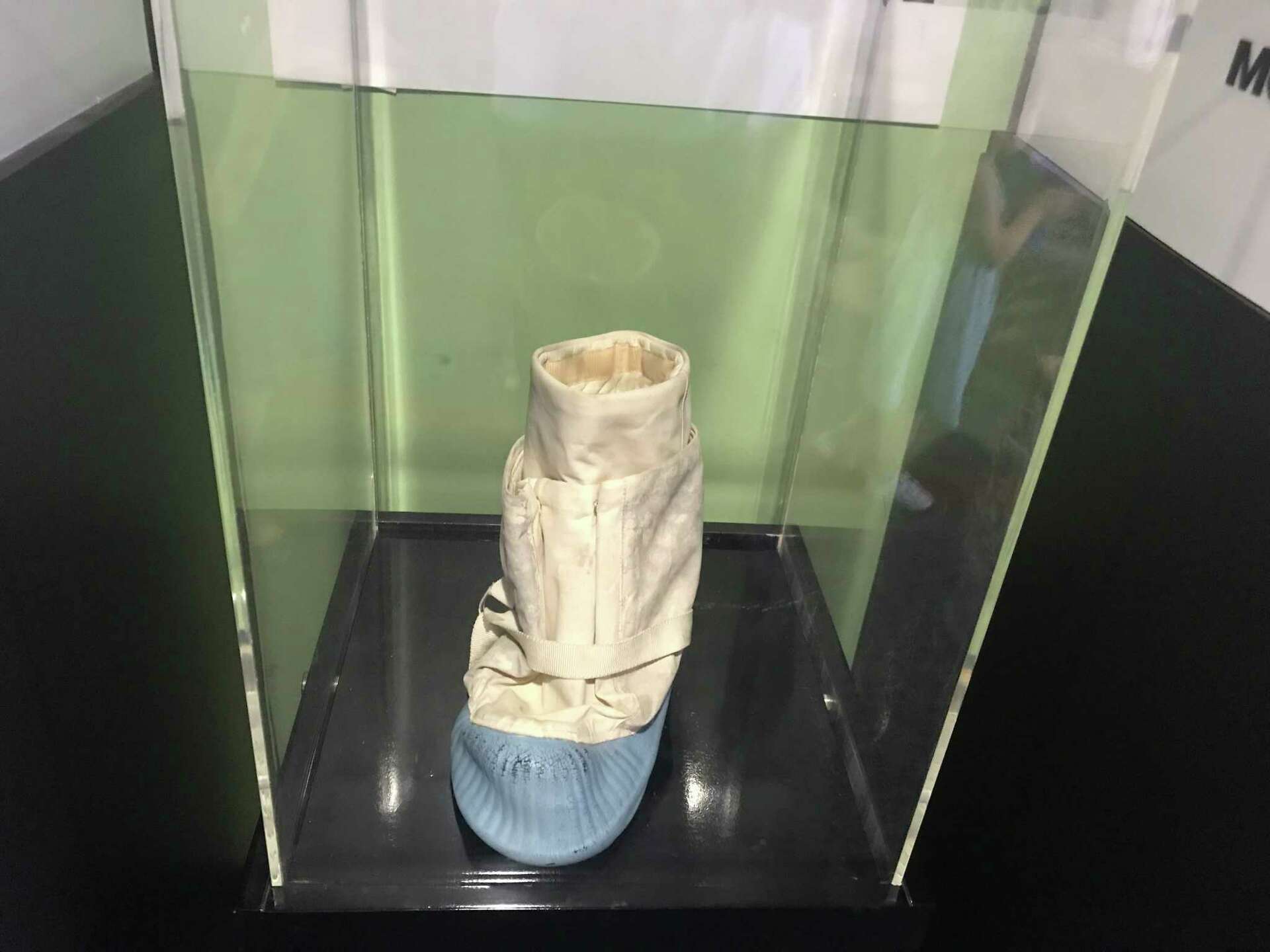 Apollo moon boot prototype on display at CMOST
