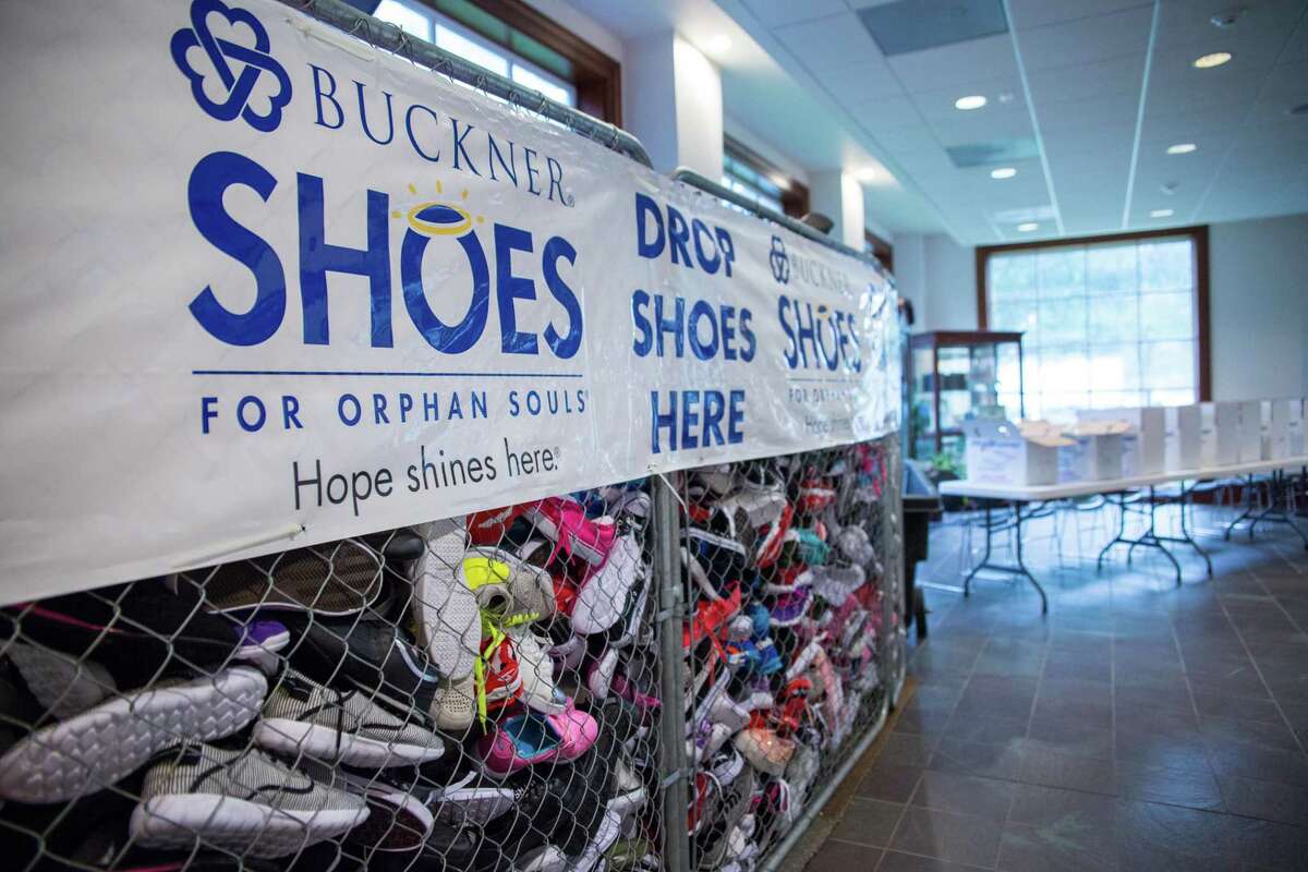 Through its annual Henry Hill Memorial Shoe Drive benefiting Buckner Shoes for Orphan Souls, South Main Baptist Church hopes to collect approximately 10,000 pairs of shoes this summer for children in need across the United States and world.