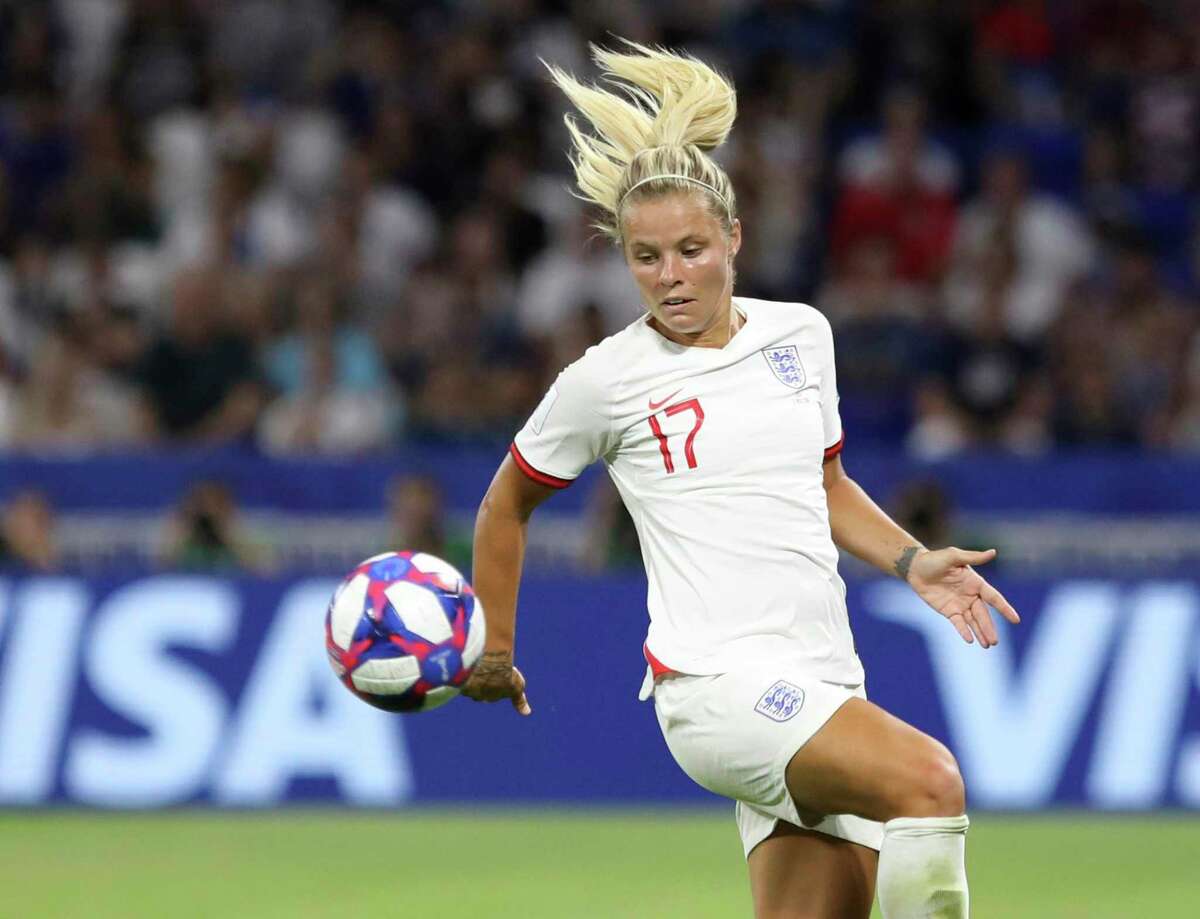 England’s Rachel Daly, a Dash forward, controls the ball during the Women’s World Cup semifinal between England and the United States in Lyon, France. The U.S. ousted England 2-1.