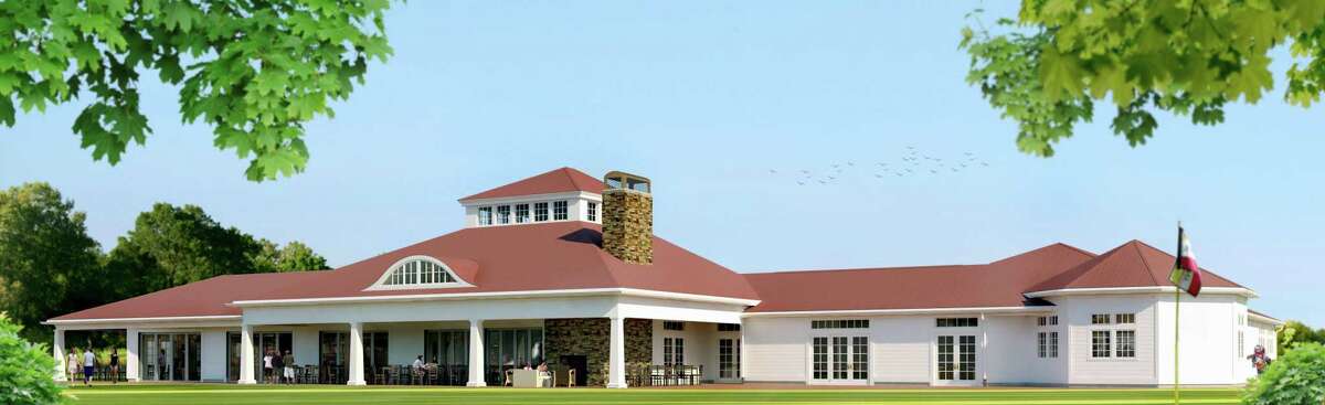 A rendering of plans for the new clubhouse's exterior.