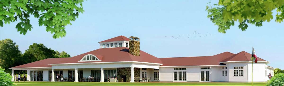 A rendering of plans for the new clubhouse’s exterior.