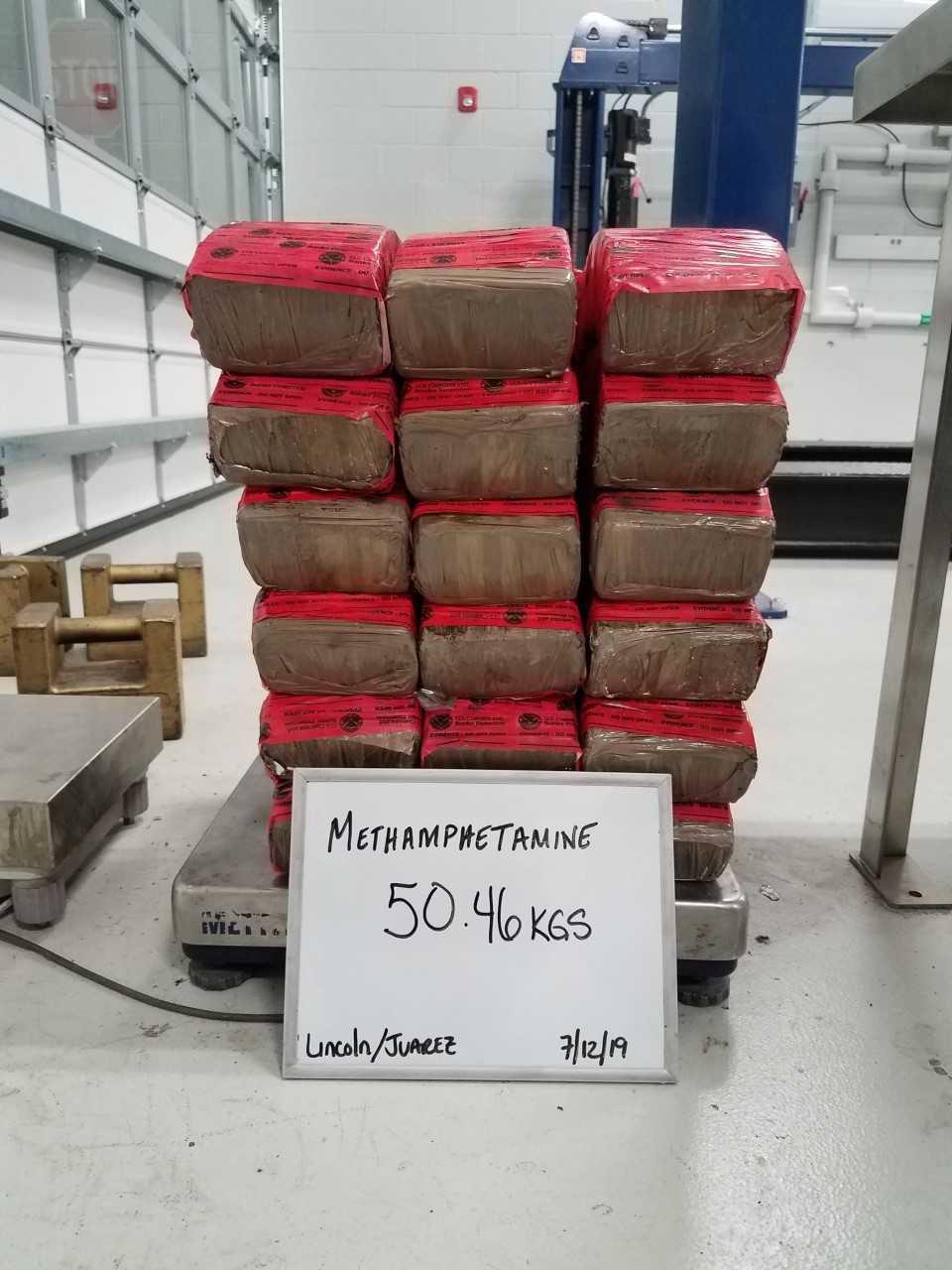 Two arrested for trying to smuggle $2M worth of meth