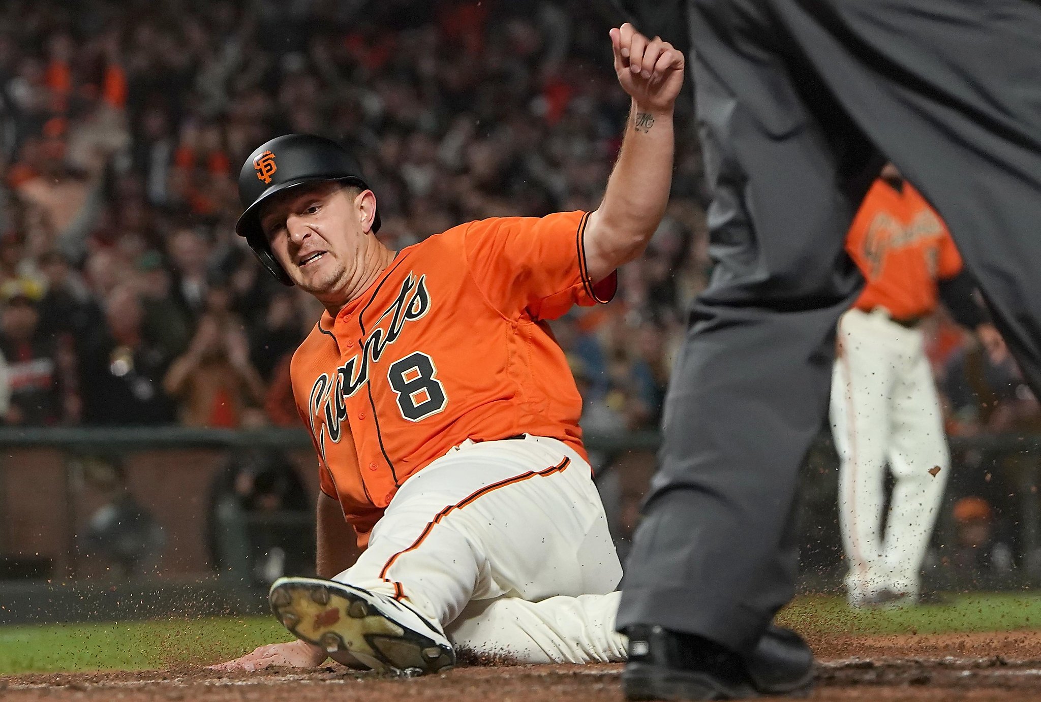 SF Giants: Alex Dickerson homers, outhits the A's