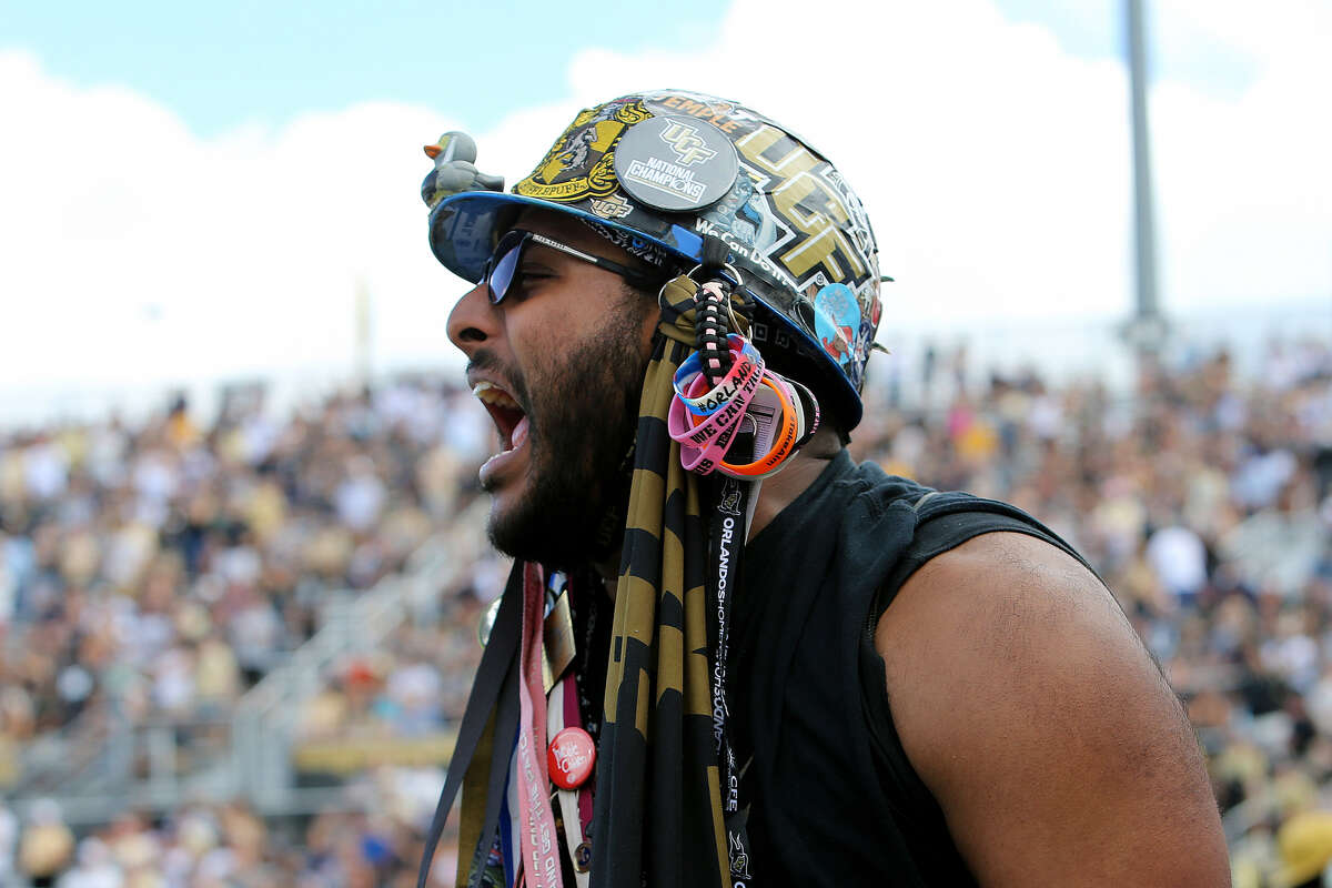 Screaming fans like this one give Central Florida one of the top home-field advantages in the American Athletic Conference.