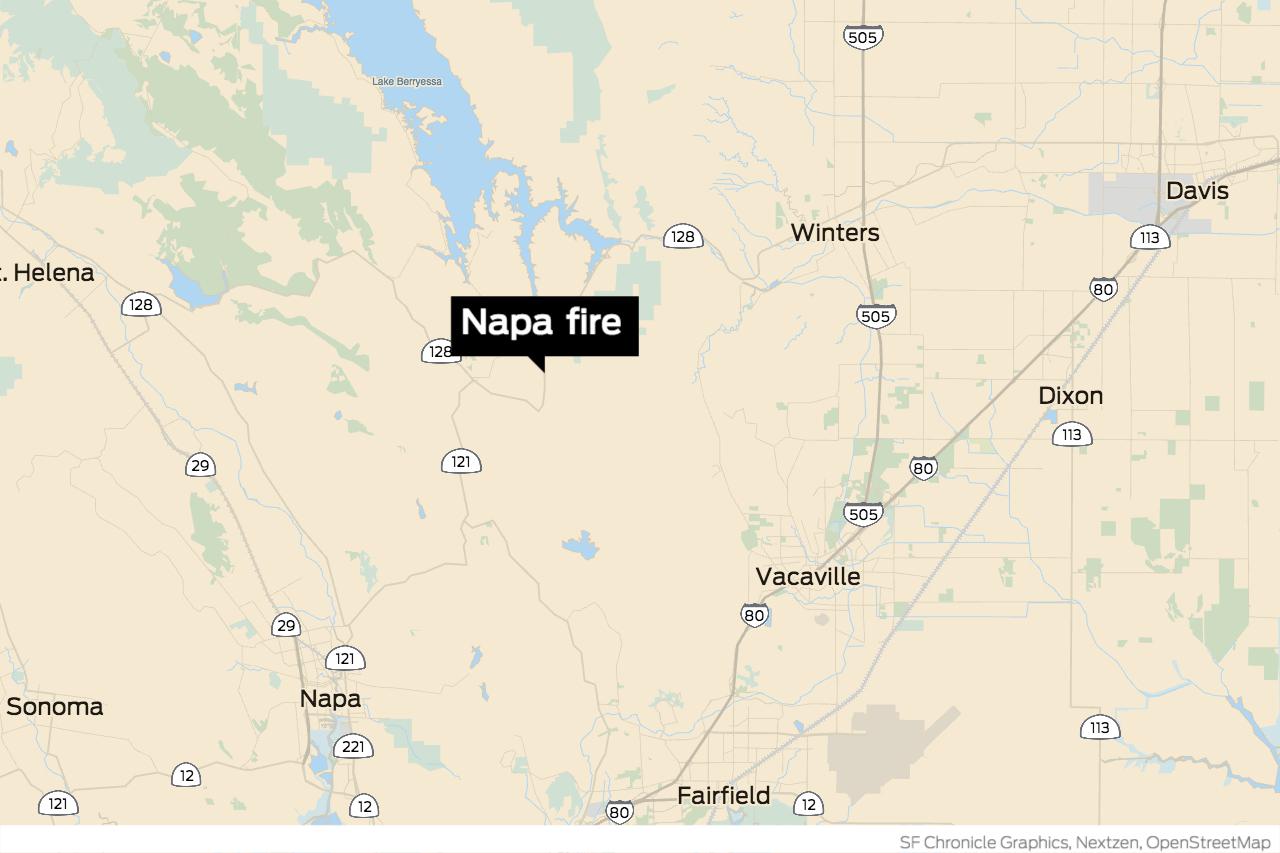 Wildfire erupts near St. Helena, evacuations underway