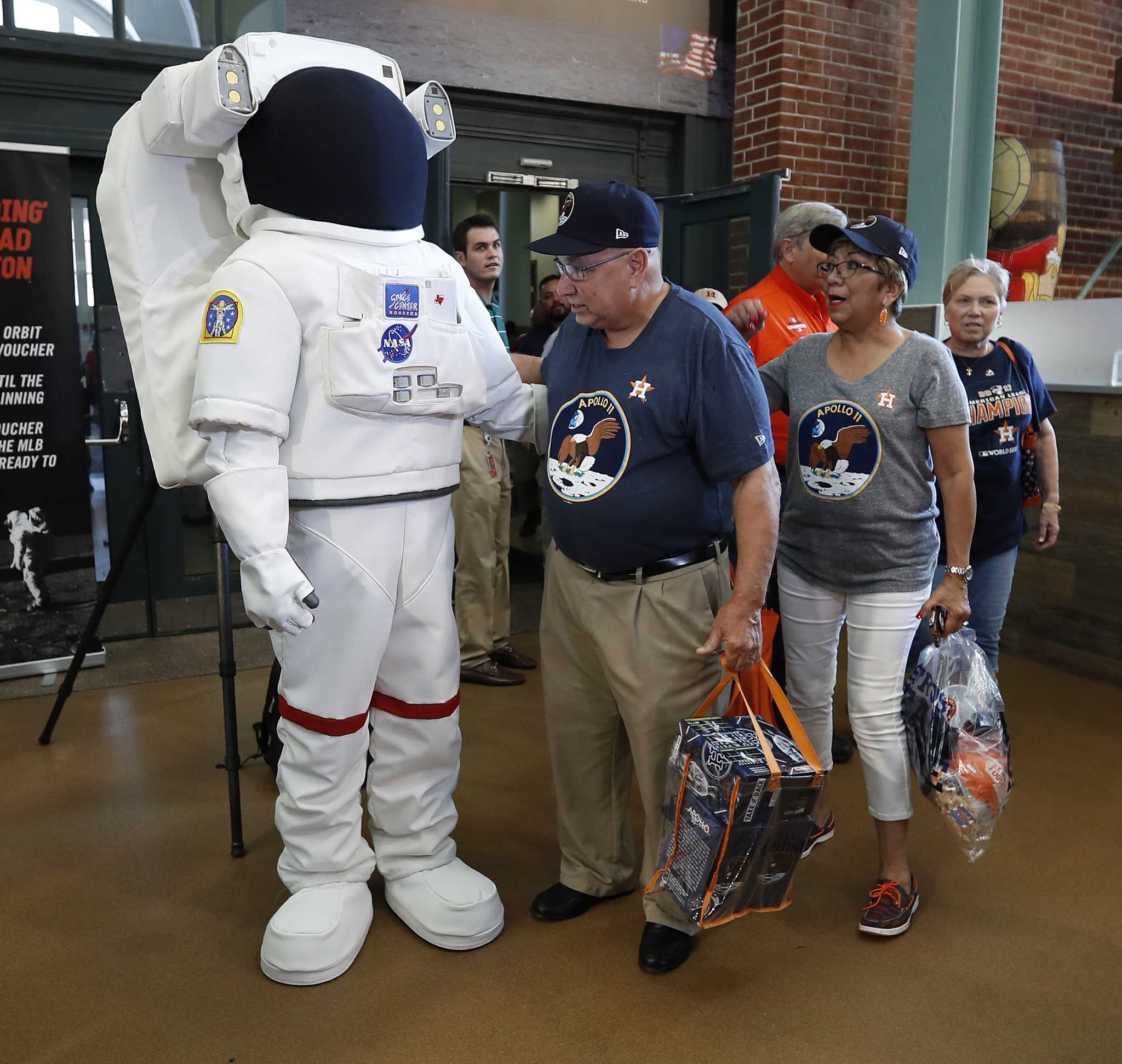 Orbit Patch Houston Astros Baseball Mascot 